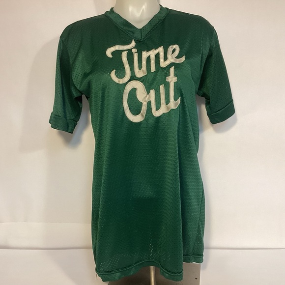 Wilson Tops Vintage 8s Wilson Baseball Jersey With Time Out On